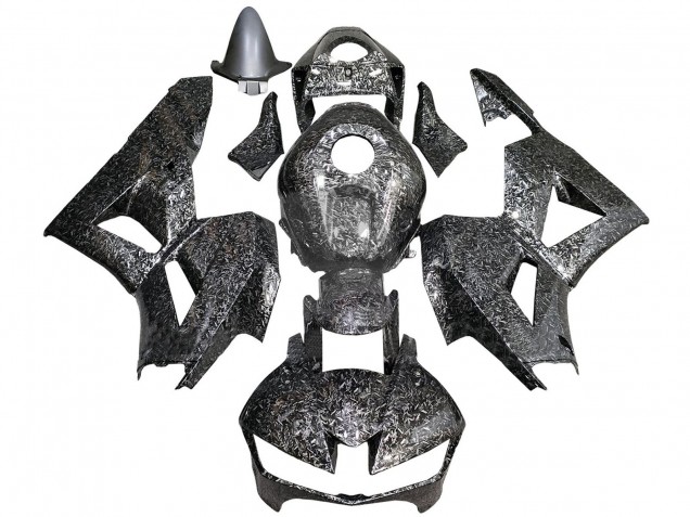 Noir Fibre de Carbone Forgée Carénage Moto Honda CBR600RR 2013-2023