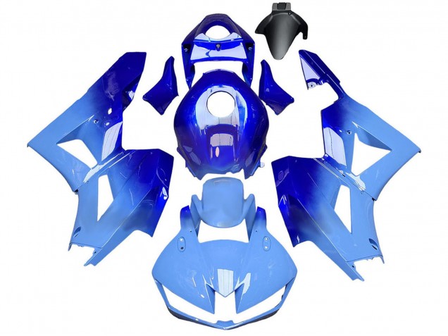 Bleu Bleu Clair Carénage Moto Honda CBR600RR 2013-2023