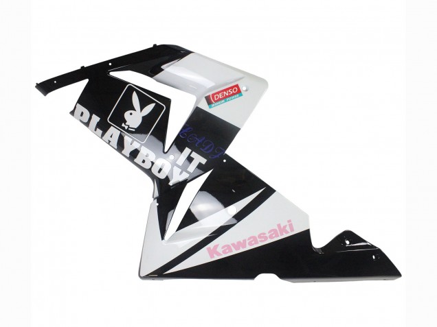 Noir Rose Blanc Playboy Motul Carénage Moto Kawasaki ZX10R 2004-2005