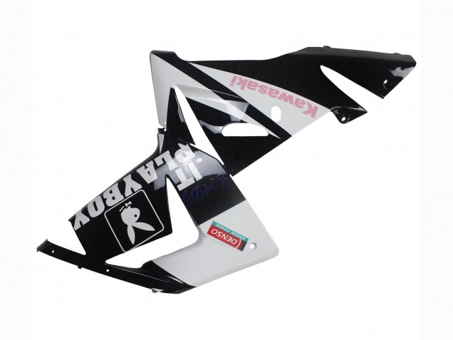 Noir Rose Blanc Playboy Motul Carénage Moto Kawasaki ZX10R 2004-2005