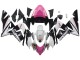 Noir Rose Blanc Playboy Motul Carénage Moto Kawasaki ZX10R 2004-2005