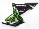 Noir Vert Flamme Ninja Carénage Moto Kawasaki ZX10R 2004-2005