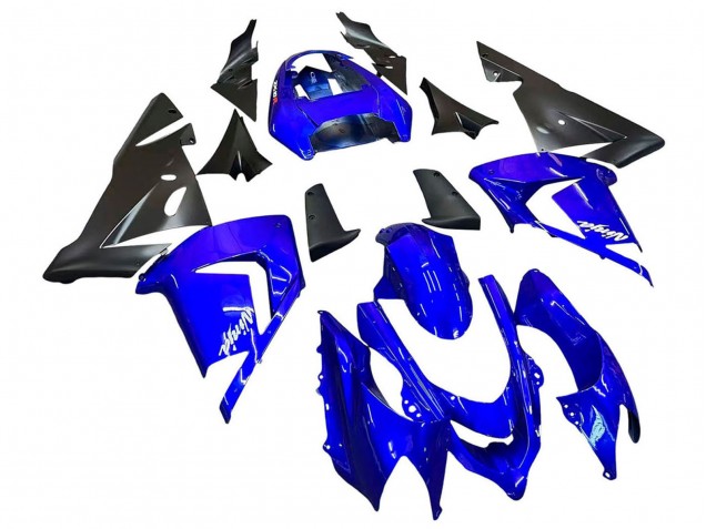 Bleu Noir Ninja Carénage Moto Kawasaki ZX10R 2004-2005