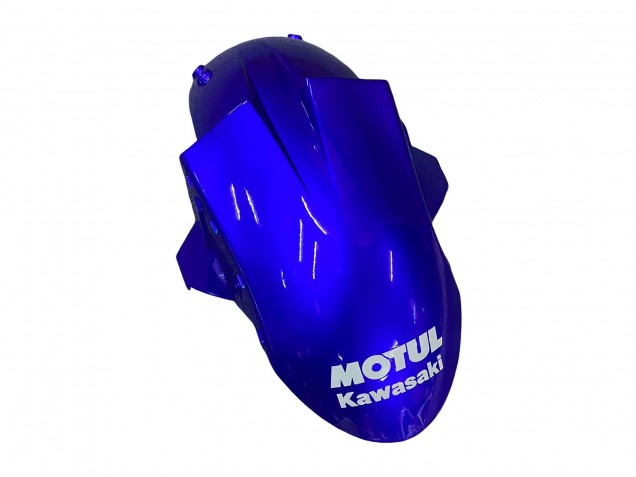 Bleu Brillant Blanc Fiat Motul Carénage Moto Kawasaki ZX10R 2004-2005