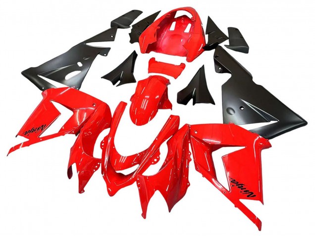 Rouge Noir Ninja Carénage Moto Kawasaki ZX10R 2004-2005