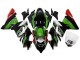 Blanc Noir Vert Elf Carénage Moto Kawasaki ZX10R 2004-2005
