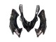 Blanc Noir West Ninja Carénage Moto Kawasaki ZX10R 2004-2005
