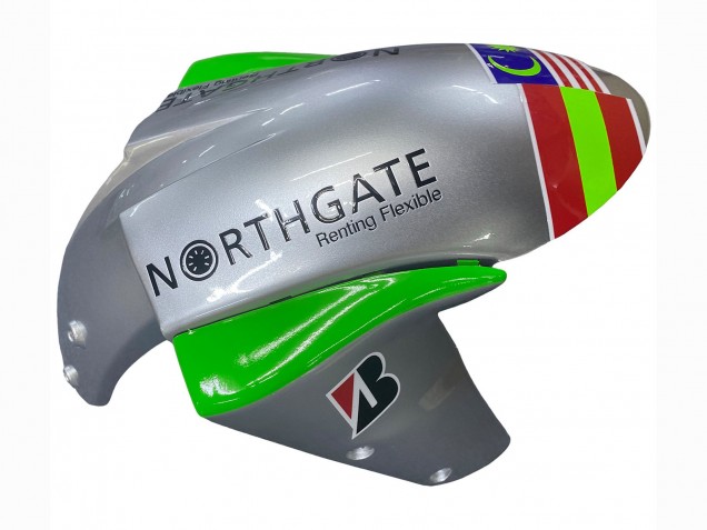 Vert Argent Noir 69 Carénage Moto Kawasaki ZX10R 2004-2005