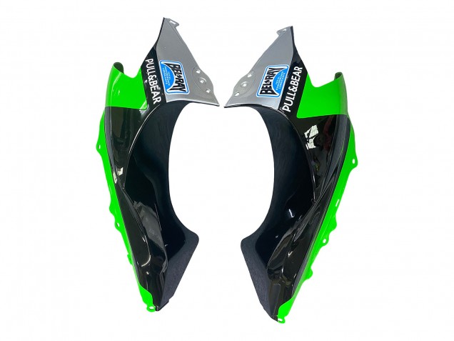 Vert Argent Noir 69 Carénage Moto Kawasaki ZX10R 2004-2005