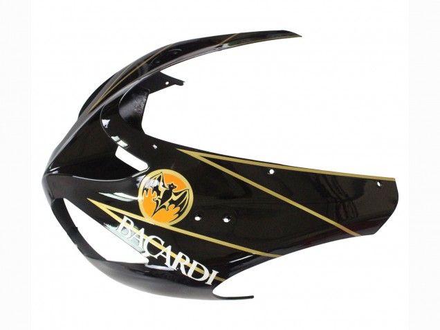 Noir Rouge Or BACARDI Carénage Moto Kawasaki ZX10R 2006-2007