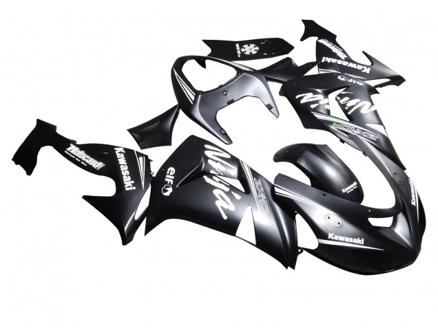 Noir Mat Carénages Moto Kawasaki ZX10R 2006-2007