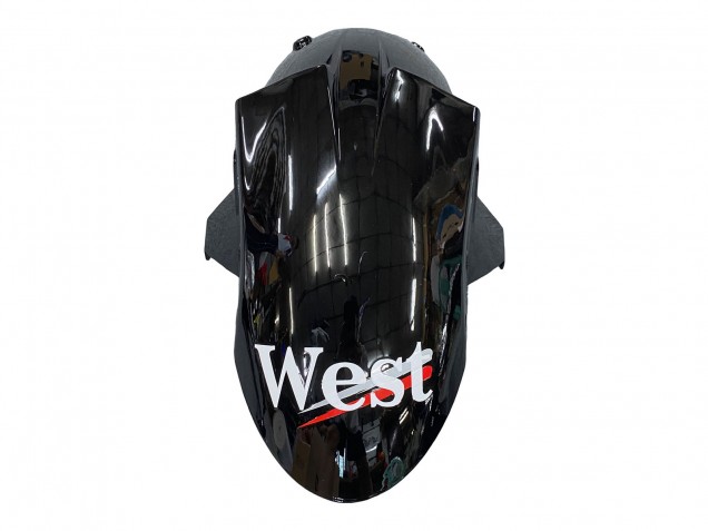 Noir Brillant Blanc West Carénage Moto Kawasaki ZX10R 2006-2007