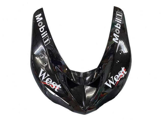 Noir Brillant Blanc West Carénage Moto Kawasaki ZX10R 2006-2007