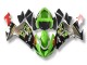 Vert Gris Rouge Noir Jaune Carénage Moto Kawasaki ZX10R 2006-2007