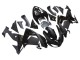 Noir Mat Noir Brillant Carénage Moto Kawasaki ZX10R 2006-2007