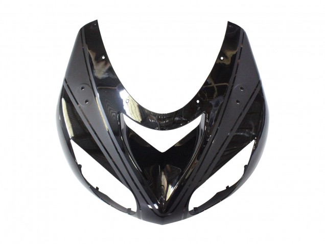 Noir Mat Noir Brillant Carénage Moto Kawasaki ZX10R 2006-2007