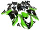 Vert Noir Elf Touch4 3M Carénage Moto Kawasaki ZX10R 2006-2007
