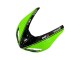 Vert Noir Elf Touch4 3M Carénage Moto Kawasaki ZX10R 2006-2007