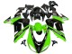 Vert Noir Elf Touch4 3M Carénage Moto Kawasaki ZX10R 2006-2007