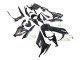 Noir Brillant Blanc Vert Monstre Elf Carénage Moto Kawasaki ZX10R 2008-2010