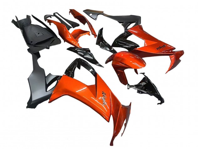 Burnt Orange Noir Carénage Moto Kawasaki ZX10R 2008-2010