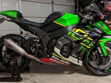 Vert Jaune Noir Blanc Elf Monstre Carénage Moto Kawasaki ZX10R 2011-2015 Pas Chère