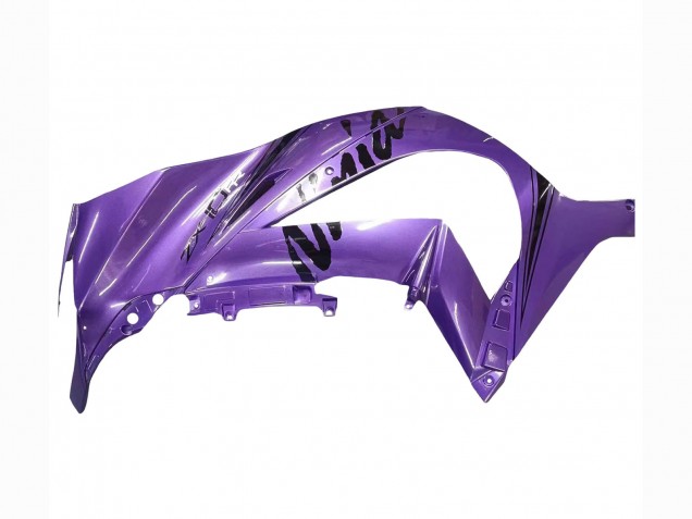Violet Noir Mat Carénages Moto Kawasaki ZX10R 2011-2015