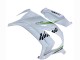 Blanc Vert Bande Noir Ninja Carénage Moto Kawasaki ZX10R 2011-2015