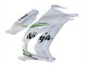 Blanc Vert Bande Noir Ninja Carénage Moto Kawasaki ZX10R 2011-2015