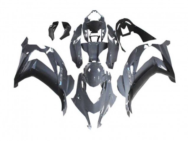 Nardo Gris Noir Carénage Moto Kawasaki ZX10R 2016-2020