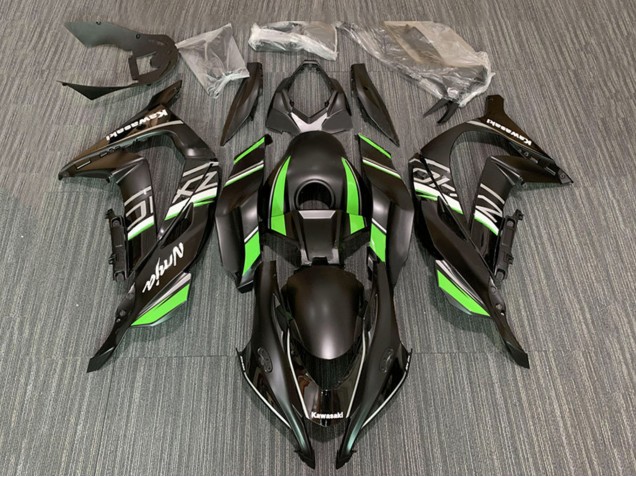 Noir Mat Vert Blanc Ninja Carénage Moto Kawasaki ZX10R 2016-2020