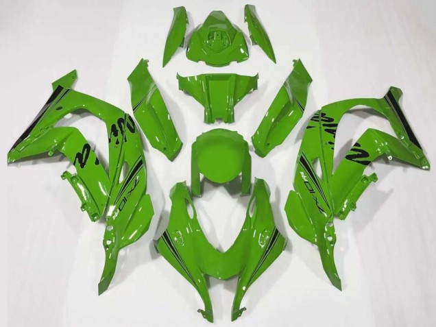 Vert Noir Carénages Moto Kawasaki ZX10R 2016-2020