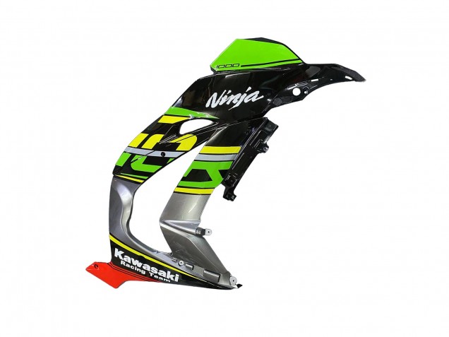 Vert Rouge Gris Carénage Moto Kawasaki ZX10R 2016-2020