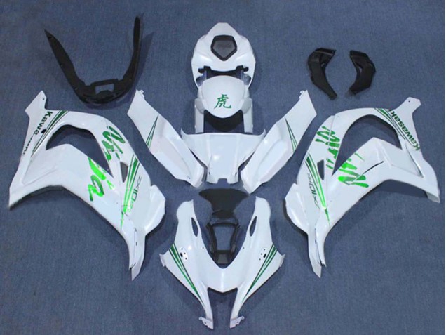 Blanc Vert Ninja Carénage Moto Kawasaki ZX10R 2016-2020