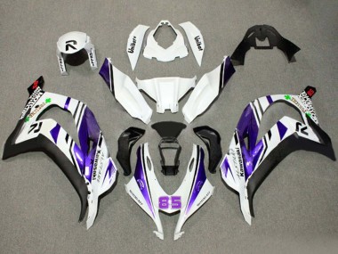 Blanc Violet Noir Alstare 85 Carénage Moto Kawasaki ZX10R 2016-2020 Pas Chère