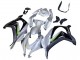 Argent Vert Noir Carénages Moto Kawasaki ZX10R 2016-2020