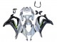 Argent Vert Noir Carénages Moto Kawasaki ZX10R 2016-2020