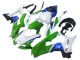 Blanc Vert Bleu Noir Carénage Moto Kawasaki ZX10R 2021-2025