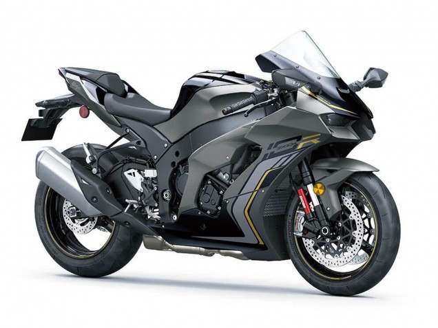 Noir Gris Or Carénage Moto Kawasaki ZX10R 2021-2025