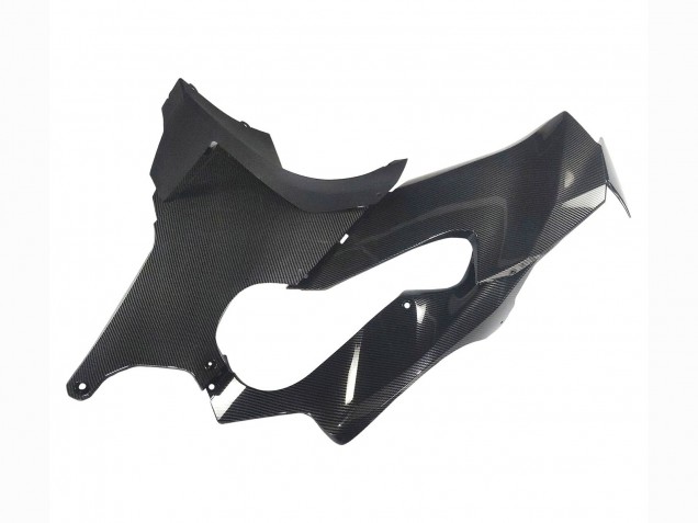 Noir Fibre de Carbone Carénage Moto Kawasaki ZX10R 2021-2025