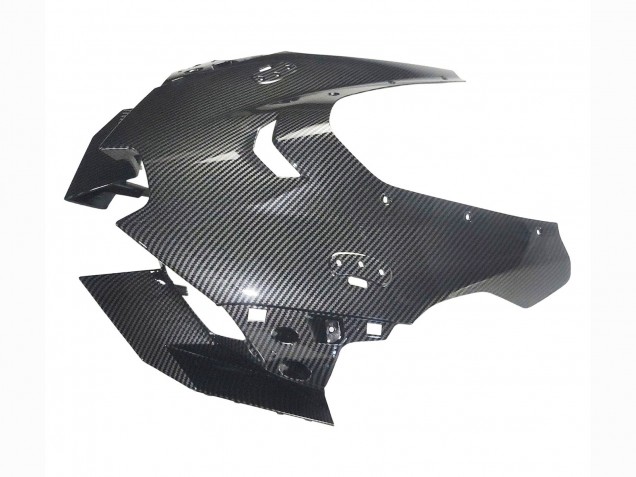 Noir Fibre de Carbone Carénage Moto Kawasaki ZX10R 2021-2025