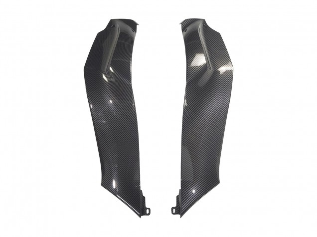 Noir Fibre de Carbone Carénage Moto Kawasaki ZX10R 2021-2025
