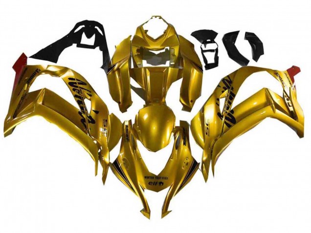 Or Noir Carénage Moto Kawasaki ZX10R 2021-2025