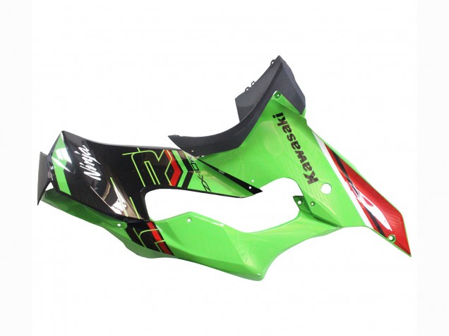 Vert Noir Rouge Carénage Moto Kawasaki ZX10R 2021-2025
