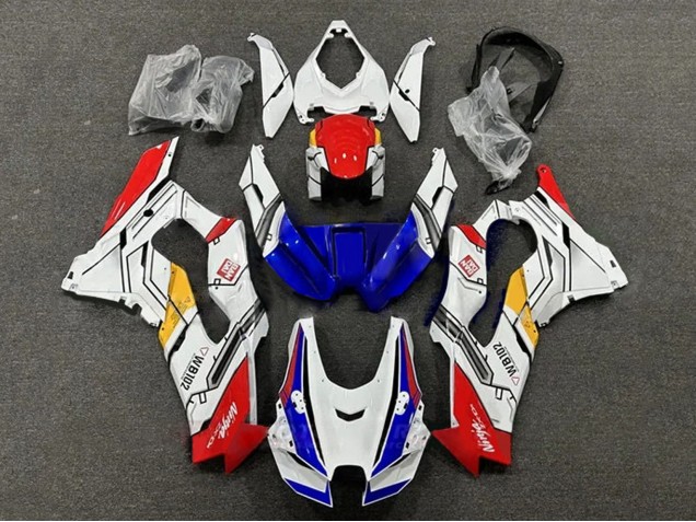 Blanc Rouge Bleu Jaune WB102 Carénage Moto Kawasaki ZX10R 2021-2025