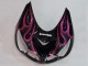 Noir Brillant Rouge Rose Flamme Carénage Moto Kawasaki ZX14R ZZR1400 2006-2011