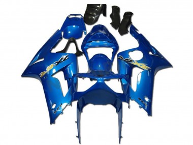 Vert Blanc Noir Silkolene Carénage Moto Kawasaki ZX6R 2003-2004 Pas Chère