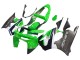 Vert Blanc Bleu Foncé Argent Carénage Moto Kawasaki ZX6R 1998-1999
