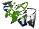 Vert Blanc Bleu Argent Noir Brillant Carénage Moto Kawasaki ZX6R 1998-1999