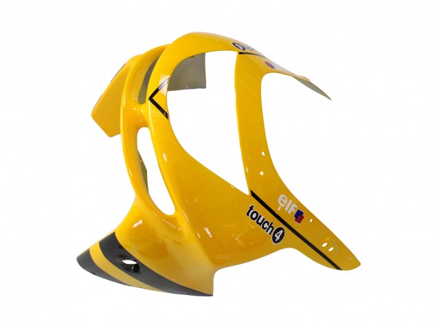 Jaune Noir Monstre Elf Bridgestone Carénage Moto Kawasaki ZX6R 1998-1999